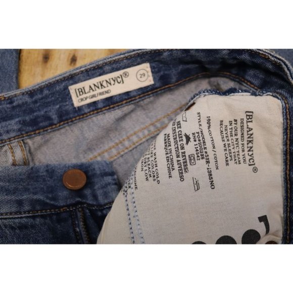 Blank NYC Destroyed Selvedge Jeans Women's  29 - Picture 10 of 11